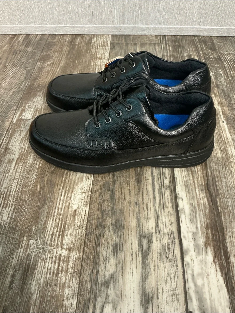 Nunn Bush Men's Black Leather Derby Shoes Size 10